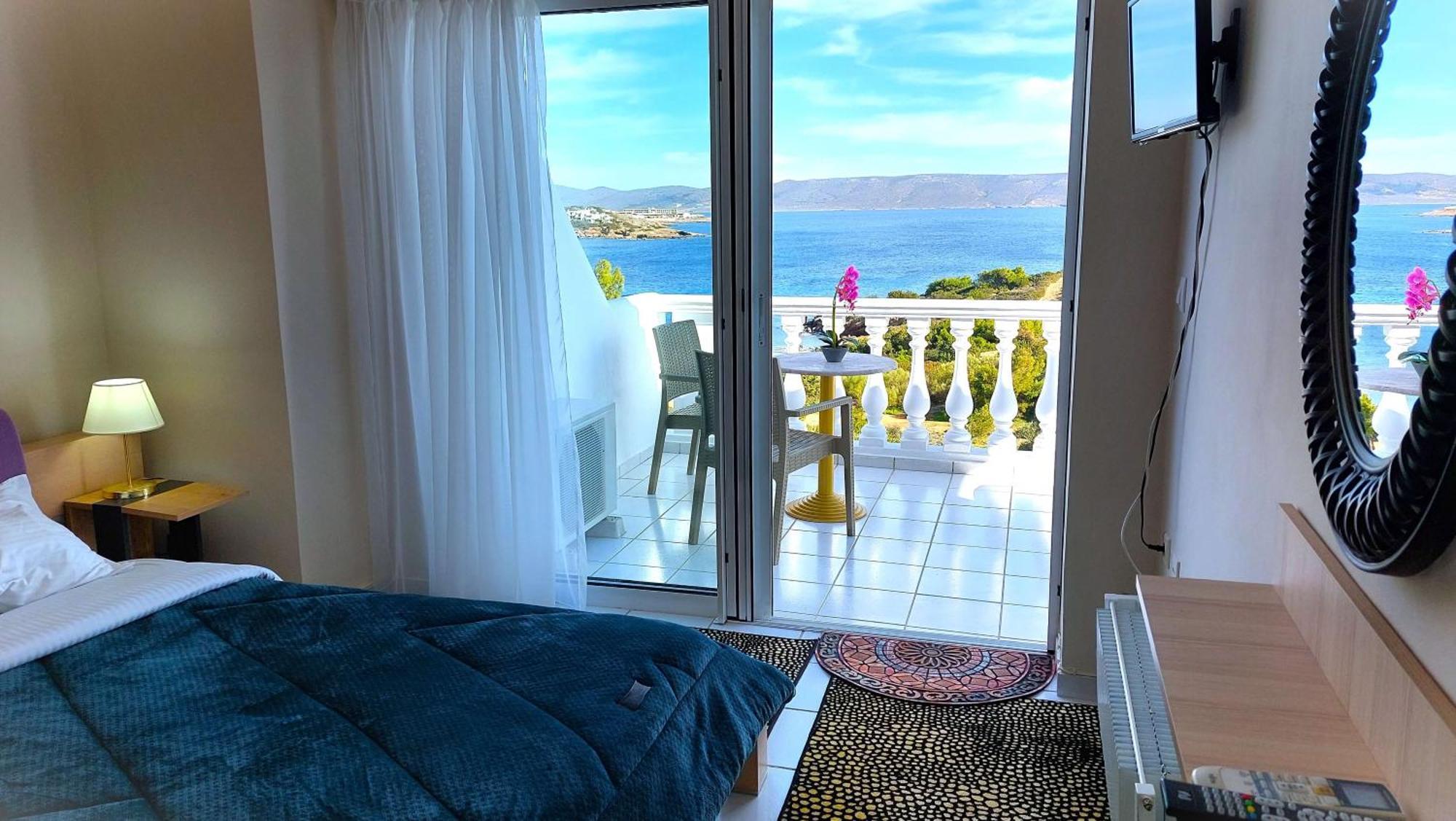Villa Dea Del Mare Complex In Front Of The Sea. Sounion Esterno foto
